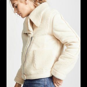 MINKPINK Sherpa Moto jacket
